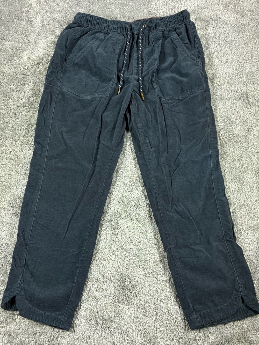 Anthropologie Pilcro The Cottage Pants Womens Small Corduroy Pull On Wide Leg